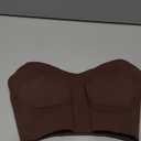 Vertvie Strapless Bras for Women Non-Slip Push Up Wireless Bandeau Bra Seamless Comfort Tube Top Supportive Padded Bralette No size