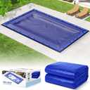 Inground Pool Cover,18 x 36 Ft Rectangle Pool Cover for Off-Season Swimming Pool Protection,4 ft Overlap,Cold and UV-Resistance,Easy Installation
