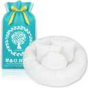 M&G House Newborn Photography Prop Donut Pillow Set Infant Posing Cushion Bundle 0-3 Months Ultra Soft Studio Basket Support Accessory