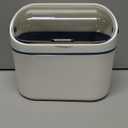 LALASTAR Desktop Trash Can with Lid, Mini Trash Can for Desk, Small Office Countertop Garbage Can, Mountable Tiny Wastebasket for RV, Dorm, Freezer, Laundry and More (Blue)