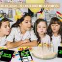 7th Birthday Invitations, 6 7 Neon Graffiti Birthday Party Invites Cards With Envelopes For Girls Boys, I Was 6 Now I'm 7 Birthday Party Decorations Supplies, 20 Pack (27)
