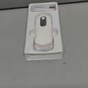 Heated Eyelash Curler for Natural Lashes 2-Level Adjustable Temperature Mini Electric Lash Curler Fast 3-Second Heat Up 24 Hours Long-Lasting Curl (White)