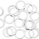 uxcell 20 Pcs M4 Flat Washer, 4x6x0.1mm 304 Stainless Steel Flat Spacers for Screw, Bolt, Automotive, Industrial Machinery