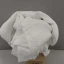 ELEMUSE King Mattress Topper for Back Pain, Extra Thick Mattress Pad Cover, Plush Soft Pillowtop with Elastic Deep Pocket, Overfilled Down Alternative Filling (White)