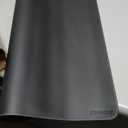 CENNBIE 35.5" x 16" Leather Desk Mat, Non-Slip Waterproof Extra Wide Desk Pad Protector, Computer Mouse Pad for Office Home (Grey)