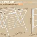 Drying Rack Clothing,35.4in Long Drying Poles Large Clothes Drying Rack, 38.2in