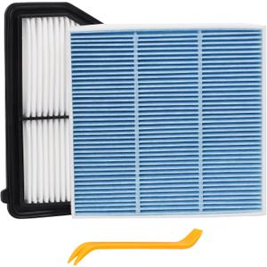 Engine Air Filter&Cabin Air Filter Combo Fits Honda Civic 2.0L 2016-2025,HRV 2.0L 2023-2026 CF11182&CA12051