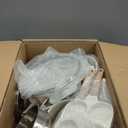 CAROTE 21Pcs Pots and Pans Set, Nonstick Cookware Sets, White Granite Induction Cookware Non Stick Cooking Set w/Frying Pans & Saucepans(PFOS, PFOA Free)