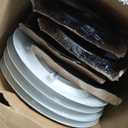 Therwen 4 Set 8 Inch Round Ceiling Diffuser Vent Cover 12'' Outer Size, Fits 8 in. Duct Opening