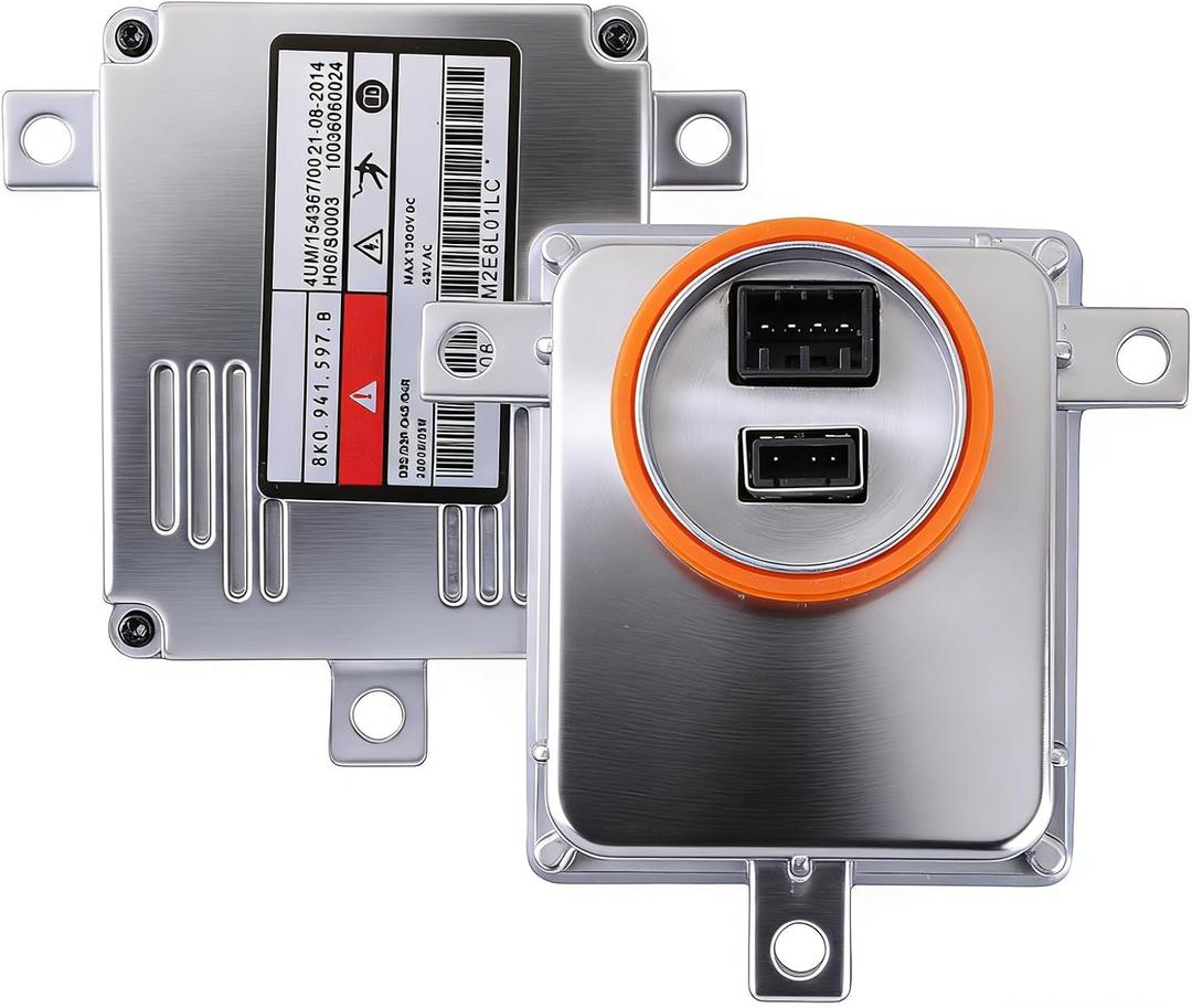 2PCS HID Ballast Xenon HID Headlight Ballast Control Unit Compatible with A3 A4 A5 A6 A7 A8 Q7 Q5 RS5 S4 S5 S6 S7 S8, 8K0941597 8K0941597B 8K0941597C 8K0941597E Ballast Control Assembly