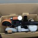 Umatoll Colorful Lighting Baby Balance Bike Toys for 1 Year Old Boys Gifts, Adjustable Seat Baby Walker, One Year Old Boy Birthday Gifts, 12-24 Months Toddler First Ride on Toys (Black)