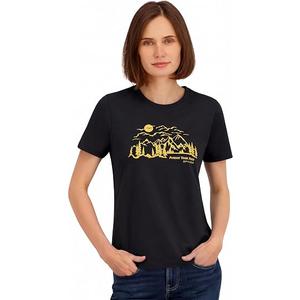Spyder Womens Pursue Your Path Graphic Short Sleeve Tee T-Shirt, Black, 1X