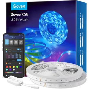 Govee Smart RGB LED Strip Lights 100ft, Work with Alexa Google Assistant