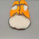 Dog Winter Coat with Fleece Lining for Small Dogs Warm Waterproof Windproof Snow Vest for Cold Weather, Reflective Blaze Orange Safety Dog Jacket, Easy-On Adjustable Fit with D Ring, M