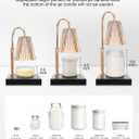 DORESshop Candle Warmer Lamp, Electric Candle Lamp Warmer with Timer(2H/4H/8H), Adjustable Height & Heat with 2 Bulbs, Ideal Gifts.