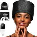 Heat Cap for Deep Conditioning: 10-Level Heats Up Quickly 3 Time Settings Hair Steamer for Natural Hair Home Use Thermal Steam Cap for Black Hair Portable Heating Caps