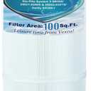 Vexca® 25021-0200S Swimming Pool Filter Cartridge Compatible with S7M120 Inner Filter Cartridge, Sta-Rite System 3, SR300, 100 Sq.Ft.