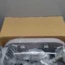 Raised Toilet Seat with Handles - Width & Height Adjustable Toilet Seat Risers for Seniors, Heavy Duty Handicap Toilet Riser, Fit Any Toilet, Up to 400lbs