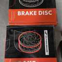 BPD53700 A-Premium Front & Rear Ceramic Disc Brake Pads Set Compatible with Select Chevy, GMC and Hummer Models - Silverado Sierra 1500 HD, Avalanche, Sierra Yukon XL 2500 Sierra 3500, H2, with Hardware, 8 Pcs + A-Premium Front Ceramic Disc Brake Pads Set Compatible with Acura, Honda and Isu BPD50300 +  BRS31245 A-Premium 12.59 inch (320mm) Front Drilled and Slotted Disc Brake Rotors Compatible with Select Honda and Acura Models - Pilot 2016-2022, Odyssey 2015-2023, Ridgeline, Passport, MDX, 2-PC Set