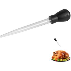 Premium Turkey Basters for Cooking – Baster Syringe for Hot Liquids – Meat and Food Injector – Essential Thanksgiving Cooking Tool – Turkey Baster Large with Easy-to-Read Measurements