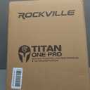 Rockville TITAN ONE PRO 600W 8" Battery-Powered PA Speaker, Bluetooth, DSP Modes, TWS, 15-Hour Battery, Built-in Mixer, Perfect for Live Performances, DJs, and Events