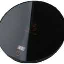 Smart Coffee Mug Warmer, Electric Beverage Heater Plate, Three Heat Settings (Black Round pad)