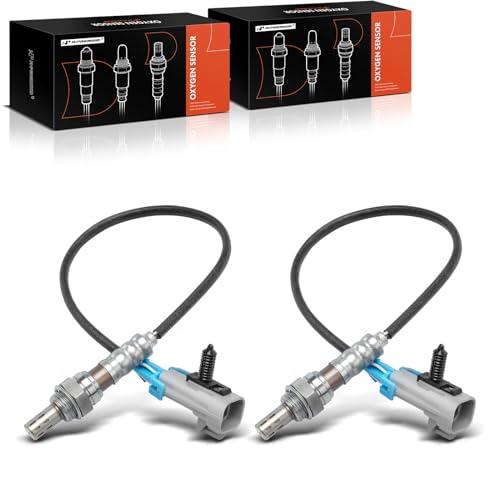 A-Premium O2 Oxygen Sensor Compatible with Chevrolet, GMC, Cadillac, Buick Models - Silverado, Tahoe, Equinox, Impala, Malibu, Sierra, Acadia, Yukon, Escalade, Lucerne - 2-PC Set, Upstream Only