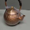 Hammered Copper Tea Kettle | Premium 1.6 Quart Copper Cookware Stovetop Safe Copper Teapot, Coating-Free Non-Toxic Design, Traditional Handmade Craftsmanship | Durable Rust-Resistant Tea Kettle