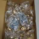 Ravinte 25 Pack 1-1/4 Inch Diameter Kitchen Cabinet Knobs Champagne Bronze Dresser Knobs Round Solid Cabinet Drawer Pulls for Kitchen Cupboard Hardware