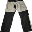 HWK Motorcycle Pants Cargo Pants Work Pants for Men Adventure Hi-Vis All-Purpose (30W x 32L, Silver)