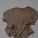 ANRABESS Womens Tops Oversized T Shirts Loose Fit Short Sleeve Crewneck Summer Casual 2025 Trendy Boxy Tee Blouse L