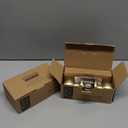 Karlstone 2 Pack Brass Door Knob for Bath Room Closet, Passage Door Knob Gold for Hallway and Closet Door Handle Lockset, Round Passage Gold Door Knobs