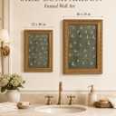 Vintage Gold Framed Flying Birds Wall Art Minimalist Wall Decor 16×24 in