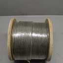 3/16" Stainless Steel Cable 500FT, 7 x 19 Strand Wire Rope Aircraft Cable, 3700lbs Breaking Strength for Deck Cable Railing, Ziplines, Clotheslines, and DIY Balustrades