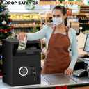 2.8 Cuft Drop Safe for Business, Cash Safe Box with Quick Place Drop Slot