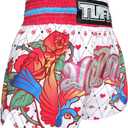 Tuff Sport Muay Thai Shorts Boxing Women Girls MMA Training Gym Trunks