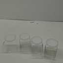 4Pack Plastic Candy Jars with lids,71Oz Clear Cookie Jars,Hexagon Candy Containers for Candy Buffet,Snacks,Food,Coffee Pod,Dog Treats,Washing Powder,Kitchen Storage