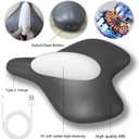 Kegel Trainer for Men, Sit-On-Top Kegel Exerciser,Used for Bladder Support Tightening and Strengthening Muscle Control Training, Endurance Muscle Recovery, and Hips, Thighs Relaxation TrainingGrey