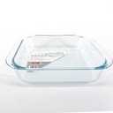 Fenix Rectangular Tempered Glass Dessert Dish 1.6L