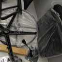 Drafting Chair Tall Office Chair Adjustable Swivel Rolling Mesh Height with Lumbar Support Arms Footrest Mid Back for Adults Standing Desk Drafting Stool (Black)