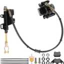 Rear Foot Brake Master Cylinder Caliper Set for 50cc 70cc 90cc 110cc 125cc Taotao 125D Boulder B1 Coolster Yamoto Vitacci Kazuma SunL 3050HD 3050C RPS Icebear ATV Quad 4 Wheeler
