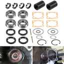 for VW Type 1 Rear IRS Bearing Kit with Seals, Clips & Spacers Compatible with Volkswagen Bug, Karmann GHIA, Type 3 Squareback, Super Beetle, Rear IRS Wheel Bearing Kit & Swing Axles Bearing Seal Kit