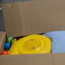 Inflatable Bounce House with Blower, Jumping Castle Slide, Kids Bouncer with Ball Pit, Basketball Rim, Dart Target Game