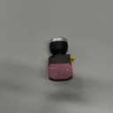 APIELE 22mm Latching Push Button Switch Metal Head Plastic Body 110V AC/DC Led 1NO 1NC Self-Locking (White)