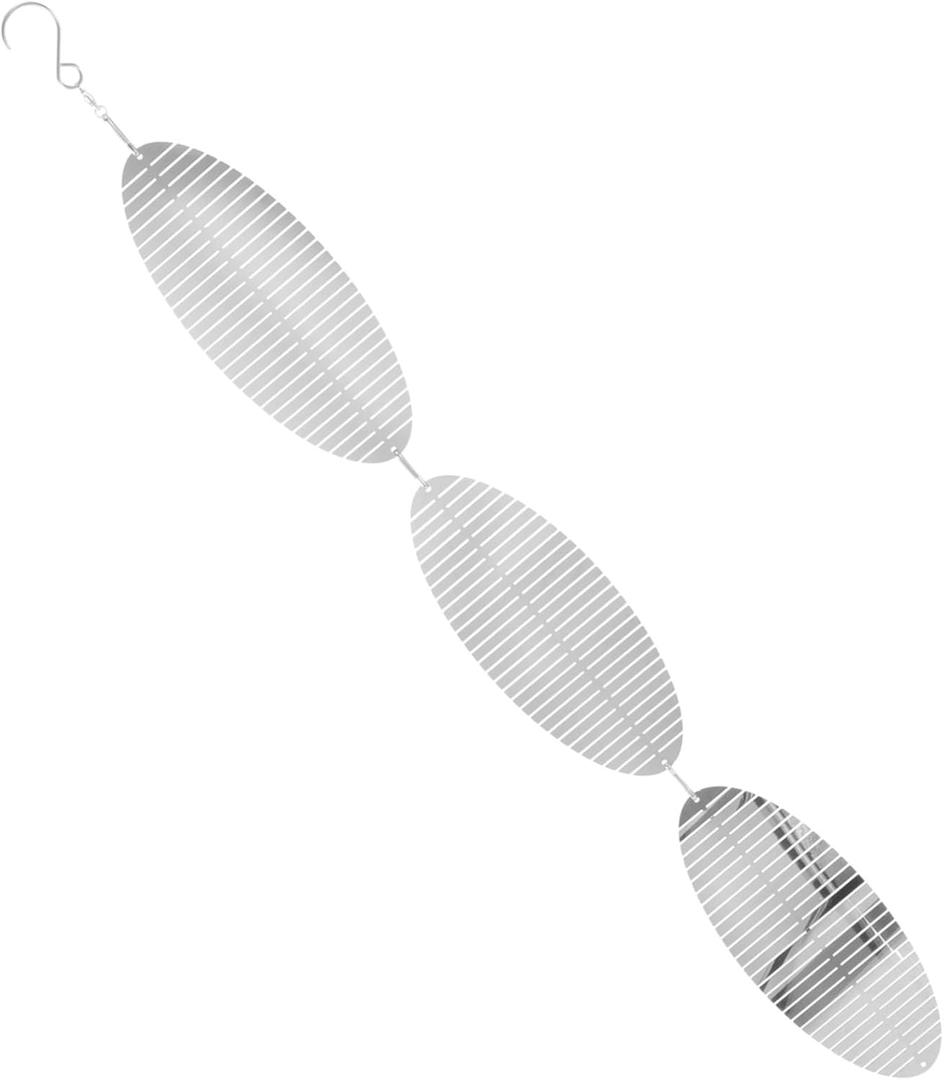 Garden Hanging Wind Chime Reflective Metal Wind Chime Decoration Creative Rotating Design for Outdoor Garden Decor Soothing Tones and Elegant Ambiance for Relaxation and