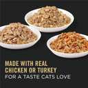 Purina Pro Plan Gravy, High Protein Wet Cat Food Variety Pack, Complete Essentials Chicken and Turkey Favorites - (Pack of 24) 3 oz. Cans (EXP 07/01/27)