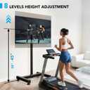 AX WABER TV Floor Stand for 13-50 inch Screens Holds up to 77lbs, Tilting and Height Adjustable Monitor Floor Stand Mount,Tall Standing TV Stand for Bedroom, Dorm Room, Office, Max VESA 200x200mm