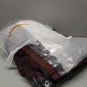 8x10ft Clear Waterproof Tarps Heavy Duty Transparent Tarpaulins Clear Vinyl Tarps with Grommet, Outdoor Transparent Cover for Greenhouse,Patio,Porches,Tent,Chicken Coop