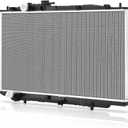 DWVO Complete Radiator Compatible with 03 04 05 06 07 Honda Accord 3.0L V6