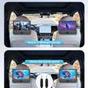 WONNIE 10" Car DVD Players, Portable DVD Player Dual Screen Play Two Different or The Same Movie with Headrest Mounts, 5 Hours Rechargeable Battery, 2 AC Adapters, All Regions, Support USB/SD/Sync TV